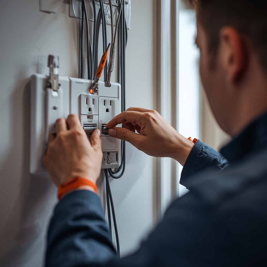 Villanyszerelő fali elektromos szerelvény bekötése